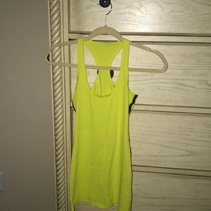 Lululemon tank top neon green color